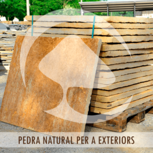 Pedra natural per a exteriors