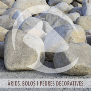 Árids, bolos i pedres decoratives